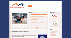 Desktop Screenshot of meranier-gymnasium.de